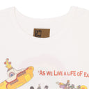WHITE THE BEATLES T-SHIRT