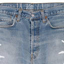 BLUE VINTAGE WEB STRAIGHT-FIT JEANS