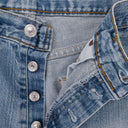 BLUE VINTAGE WEB STRAIGHT-FIT JEANS