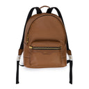 BROWN PEBBELED NAPPA BACKPACK