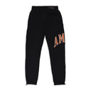 BLACK/ORANGE BANDANA SWEATPANTS