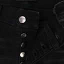 AGED BLACK TIE DYE BANDANA THRASHER JEANS