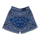 BLUE/BLACK BANDANA B-BALL SHORTS