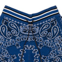 BLUE/BLACK BANDANA B-BALL SHORTS