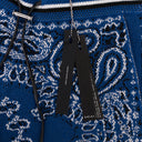 BLUE/BLACK BANDANA B-BALL SHORTS
