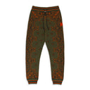 GREEN/ORANGE BANDANA B-BALL SWEATPANTS