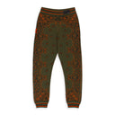 GREEN/ORANGE BANDANA B-BALL SWEATPANTS