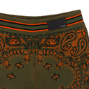 GREEN/ORANGE BANDANA B-BALL SWEATPANTS