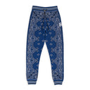 BLUE/BLACK BANDANA B-BALL SWEATPANTS