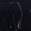 NAVY TRACK PANTS