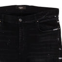 AGED BLACK MA STENCIL JEANS