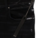 AGED BLACK MA STENCIL JEANS