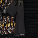 BLACK BRAIDED BANDANA BUTTON-UP SHIRTS