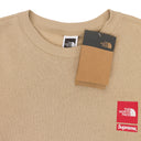 TAN NORTH FACE CREWNECK SWEATSHIRT