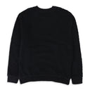 BLACK TOWEL CREWNECK SWEATSHIRT
