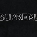BLACK TOWEL CREWNECK SWEATSHIRT
