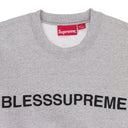 GREY BLESS CREWNECK SWEATSHIRT