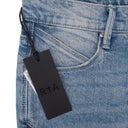 BLUE FADED DISTRESSED SKINNY JEANS