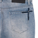 BLUE FADED SKINNY JEANS