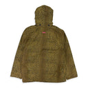 BROWN LEOPARD BARBOUR LEATHER JACKET