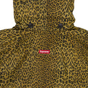 BROWN LEOPARD BARBOUR LEATHER JACKET