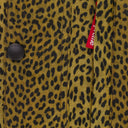 BROWN LEOPARD BARBOUR LEATHER JACKET