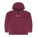 PURPLE PLUM BOX LOGO HOODIE