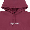 PURPLE PLUM BOX LOGO HOODIE