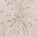 WHITE FIREWORKS BEADED DIAMOND BUTTON-DOWN SHIRT