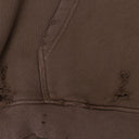 BROWN PALY BLANK HOODED SWEATSHIRT