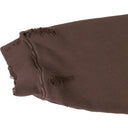 BROWN PALY BLANK HOODED SWEATSHIRT