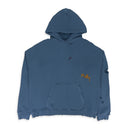 BLUE PALY BLANK HOODED SWEATSHIRT
