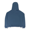 BLUE PALY BLANK HOODED SWEATSHIRT