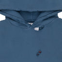 BLUE PALY BLANK HOODED SWEATSHIRT
