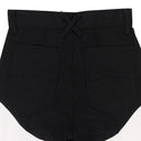 BLACK/WHITE CUT OUT MOTO STRAIGHT PANTS