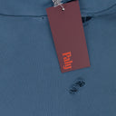 BLUE PALY BLANK HOODED SWEATSHIRT