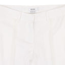 WHITE LOW WAISTED TROUSERS