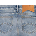 INDIGO REWORKED STRAIGHT-FIT JEANS