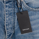 INDIGO STRAIGHT-FIT JEANS