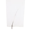 WHITE STRAIGHT-FIT JEANS