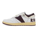 WHITE/MAROON RHECESS LOW SNEAKERS