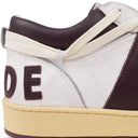 WHITE/MAROON RHECESS LOW SNEAKERS