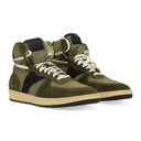 OLIVE RHECESS HI 2 TONE SNEAKERS