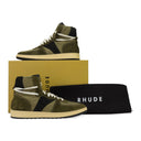 OLIVE RHECESS HI 2 TONE SNEAKERS