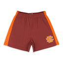 ORANGE/BURGUNDY SIDE STRIPE SHORTS