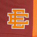 ORANGE/BURGUNDY SIDE STRIPE SHORTS