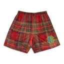 GREEN PLAID SHORTS