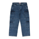 BLUE MARTINE ROSE DENIM STRAIGHT-FIT JEANS