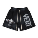 BLACK VONSTER DISTRESSED SHORTS