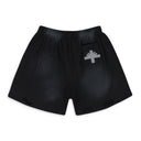 BLACK VONSTER DISTRESSED SHORTS